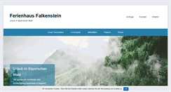 Desktop Screenshot of ferienhaus-falkenstein.de